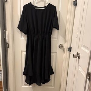 Fluttery Black Dress